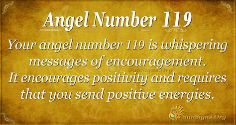 119 angel number